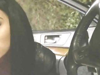 Beautiful Stranger Gives A Deep Throat In A Car And Permits To Penetrate Her Snatch
