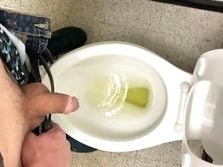 Taking A Nice Piss In Public Restroom At Work Perceived So Fucking Good Squealing Ease Empty Bladder