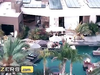 Limo Scene Proceeds With Wild Orgy Soiree In The Pool